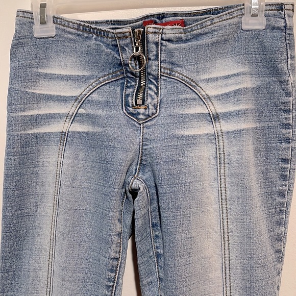 London Blue Vigoss Jeans Juniors Size 7/8 - Picture 3 of 7